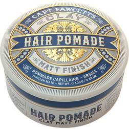 Captain Fawcett clay pomade light hold matte finish hair styling product