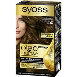 Syoss Oleo Intense ammoniakfreier Farbstoff #4-60-Goldkastanie 5 Stk