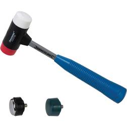 Silverline 4-in-1 Multi-Head 37mm Dia Face Rubber Hammer