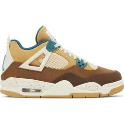 NIKE Air Jordan 4 Retro GS - Cacao Wow/Geode Teal/Ale Brown/Twine/Sail/Luminous Green