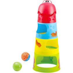 Playgo Stacking Tower with Ball Track 6 pcs. Fjernlager, 5-6 dages levering