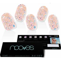Nooves Falske Negle Peach Galettes Gel Auto Bindemidler - Metal