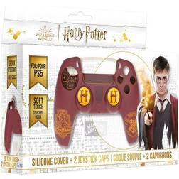 Trade Invaders Harry Potter-Silicone Case + Grips for PS5 Controller - Gryffindor Playstation