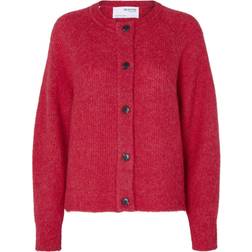 Selected Lulu Alpaca Wool Blend Cardigan - Ski Patrol