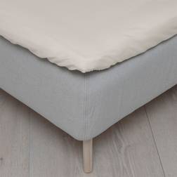 Høie of Scandinavia Flonel Lagen Beige, Hvid (200x140cm)