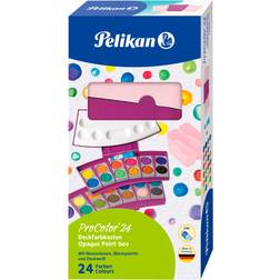 Pelikan ProColor Vandfarver 24 farver Bær/Rosa