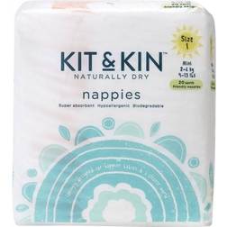 Kit & Kin Naturally Dry Mini Size 1 20pcs