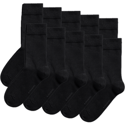 Björn Borg Essential Ankle Socks 10-pack - Black Beauty