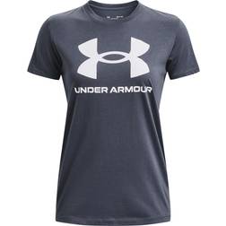 Under Armour Ua Sportstyle Logo Ss Downpour Gray