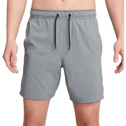 NIKE Unlimited Men's Dri-FIT 7" Unlined Versatile Shorts - Smoke Grey/Black