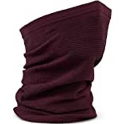 Gripgrab Freedom Warp Knitted Seamless Neck Warmer - Dark Red