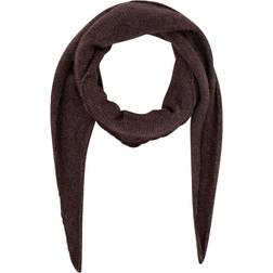 Neo Noir Misty Knit Scarf - Dark Brown