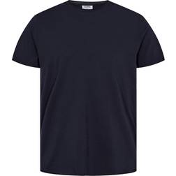 Filippa K Roll Neck Crew Neck Tee Navy