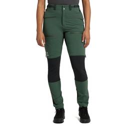 Haglöfs Women's Rugged Slim Pant, Regular, Fjell Green/True Black