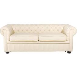 Beliani Chesterfield Sofa 195cm 3 Seater