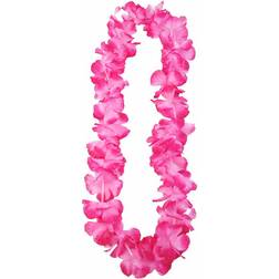 PartyDeco Pink hawaii krans