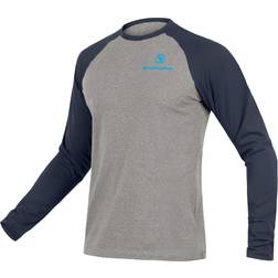 Endura Men's One Clan Raglan L/S Blue Casual