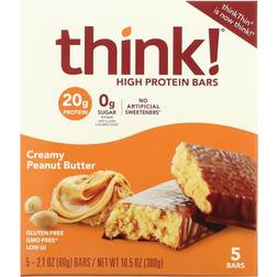 Think High Protein Bar Creamy Peanut Butter 60g 5