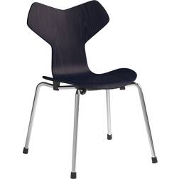 Fritz Hansen Grand Prix children's chair Midnight blue painted ash-chrome