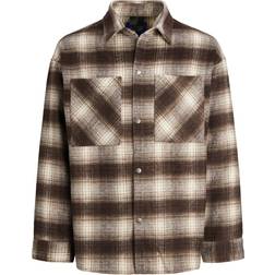 Jack & Jones Bane Shirt Jacket - Brown/Seal Brown