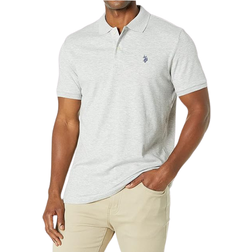 U.S. Polo Assn. Interlock Polo Shirt - Light Heather Grey