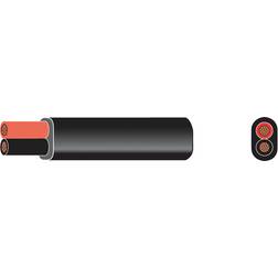 Oceanflex OceanFlex Flad kobberkabel Oceanflex marinekabel flad rød/sort