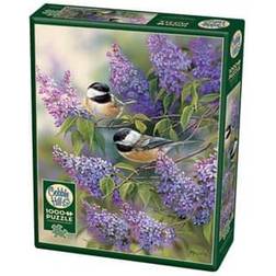 Cobblehill Chickadees & Lilacs 1000 Pieces