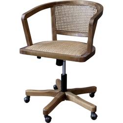 Chic Antique Fransk flätad sits Kontorsstol