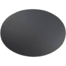 Ørskov Oval Platzdeckchen Schwarz (34x47cm)