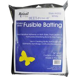 Bosal 4252 duet-fuse-ii double-sided fusible batting-36"x45"