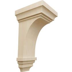 Ekena Millwork 7 7-3/4 Rubberwood Jumbo Jefferson Wood Corbel