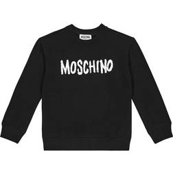 Moschino Kid's Paint Cotton T-shirt - Black