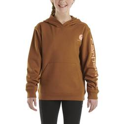 Carhartt Boy's Logo Pullover Hoodie - Brown (CA9983-D15)