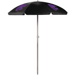 Picnic Time Kansas State University Beach Umbrella Black