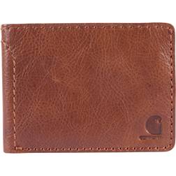 Carhartt B0000400 Patina Leder Bifold Geldbörse Braun Einheitsgröße