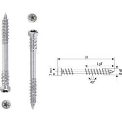 Spax terrassenschraube a4 fixiergewinde zylinderkopf t-star plus