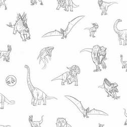 RoomMates Jurassic World Dinosaurs Peel & Stick Wallpaper