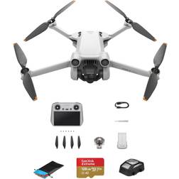 DJI Mini 3 Pro Drone with RC Remote Controller with Essential Accessories Kit