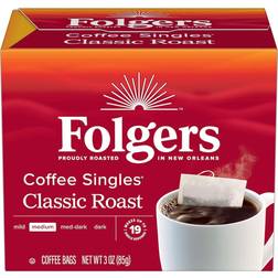 Folgers Classic Medium Roast Coffee Singles 85.05g 19pcs