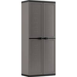 Keter Kis Jolly Dark Grey/Black Opbevaringsskab 68x166cm