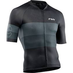 Northwave blade air kurzarmtrikot schwarz grau