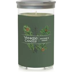 Yankee Candle Balsam & Cedar Signature Medium Pillar Scented Candle