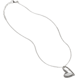 John Hardy Manah Pendant Necklace - Silver/Diamonds