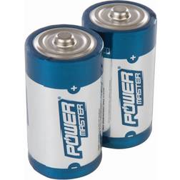 Silverline Powermaster batterien super-alkali-batterien, typ c, lr14, doppelpckg. doppelpck