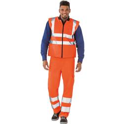 Planam Warnschutz Winterweste, uni orange