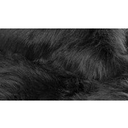 Luxe Faux Fur Hudson Black 36x60"