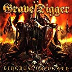 Liberty or Death Red Black Splatter Grave Digger (Vinyl)