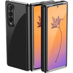 Hurtel Galaxy Z Fold 4 Skal Plating Metallic Frame Svart