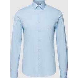 Calvin Klein Poplin Stretch Slim Shirt - Blue