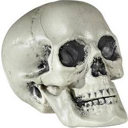 Widmann 01379 – dödskalle av plast, 21 cm, festdekoration, halloween, karneval, temafest